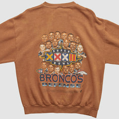 Denver Broncos Delta 1998 Pullover Sweatshirt - Clay Vintage discount