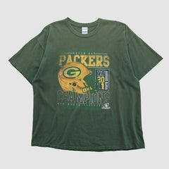 Green Bay Packers Gildan 2011 T-shirt - Green Vintage on sale