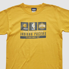 Indiana Pacers NBA 2000s T-shirt - Yellow Vintage sale