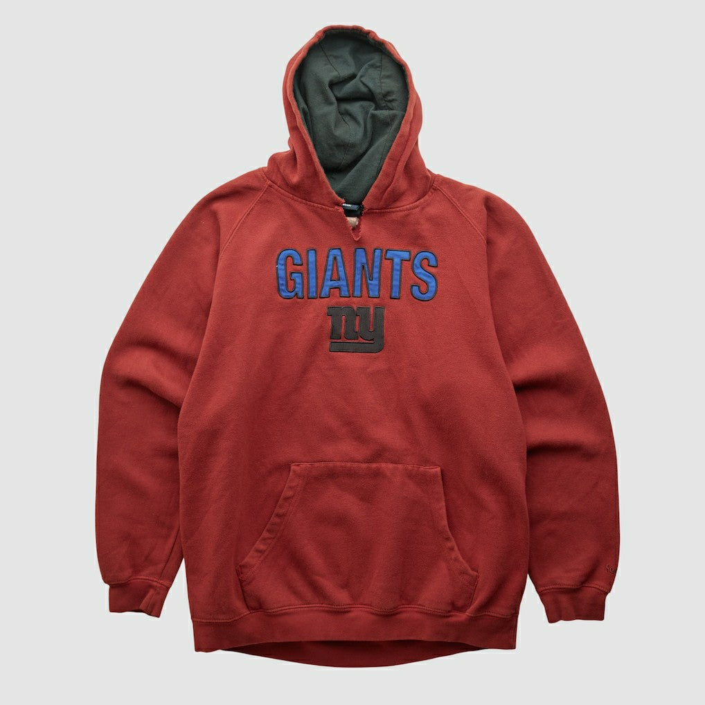 New York Giants Reebok 2000s Hooded Pullover Sweatshirt - Red Vintage on sale