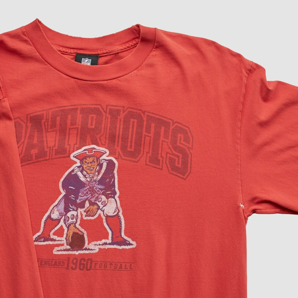 New England Patriots NFL 2010s Long Sleeve T-shirt - Red Vintage discount