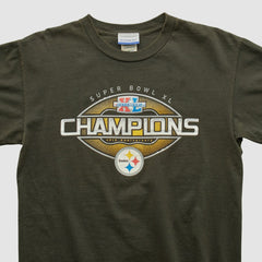 Pittsburgh Steelers Reebok 2006 T-shirt - Charcoal Vintage cheap