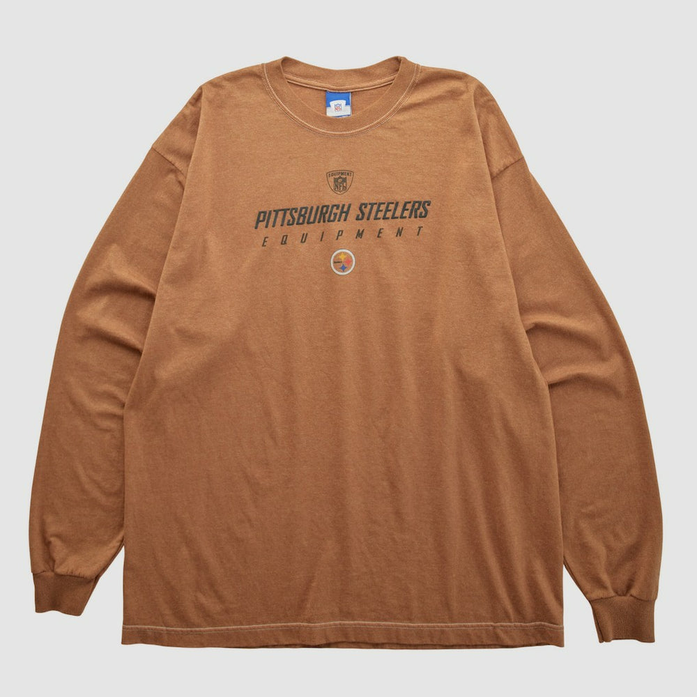 Pittsburgh Steelers Reebok 2000s Long Sleeve T-shirt - Clay Vintage online