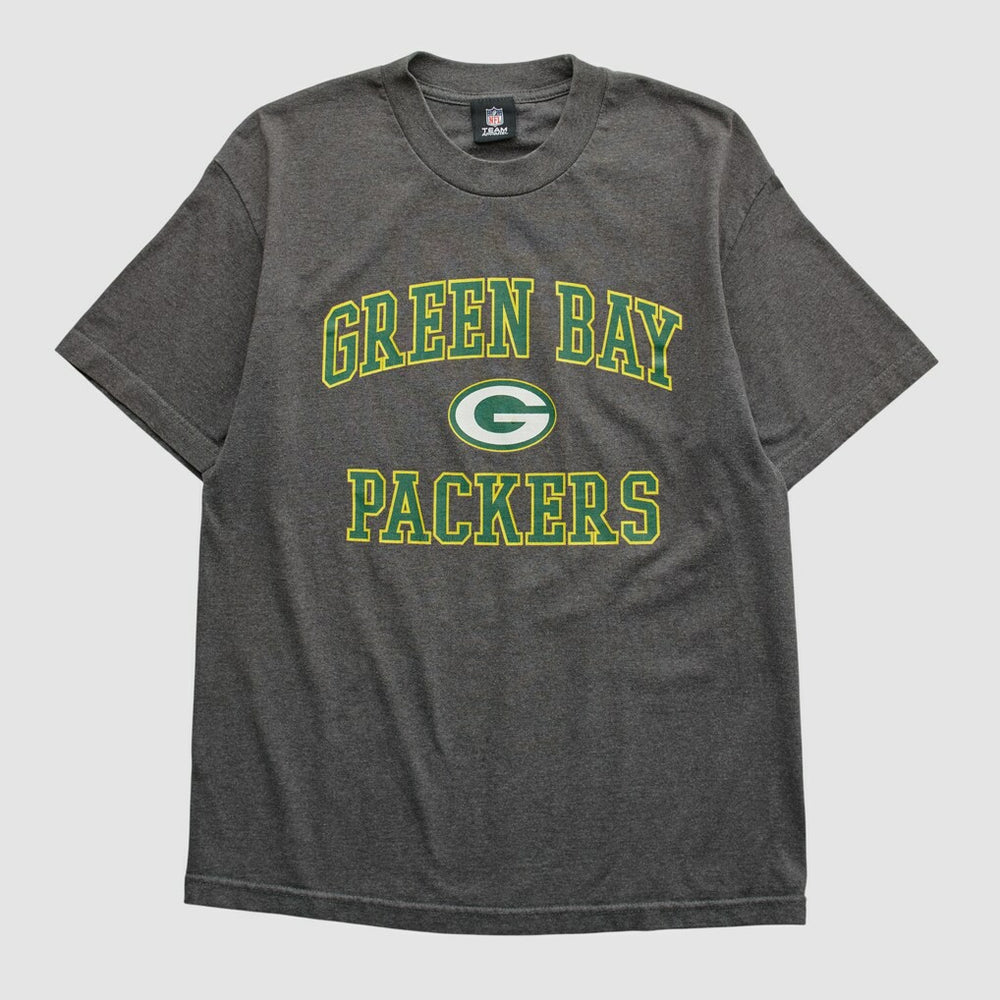 Green Bay Packers NFL 2010s T-shirt - Dark Heather Gray Vintage outlet