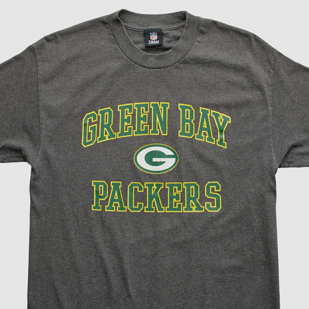 Green Bay Packers NFL 2010s T-shirt - Dark Heather Gray Vintage outlet