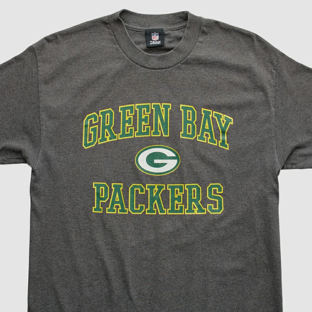 Green Bay Packers NFL 2010s T-shirt - Dark Heather Gray Vintage outlet