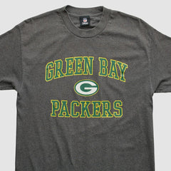 Green Bay Packers NFL 2010s T-shirt - Dark Heather Gray Vintage outlet