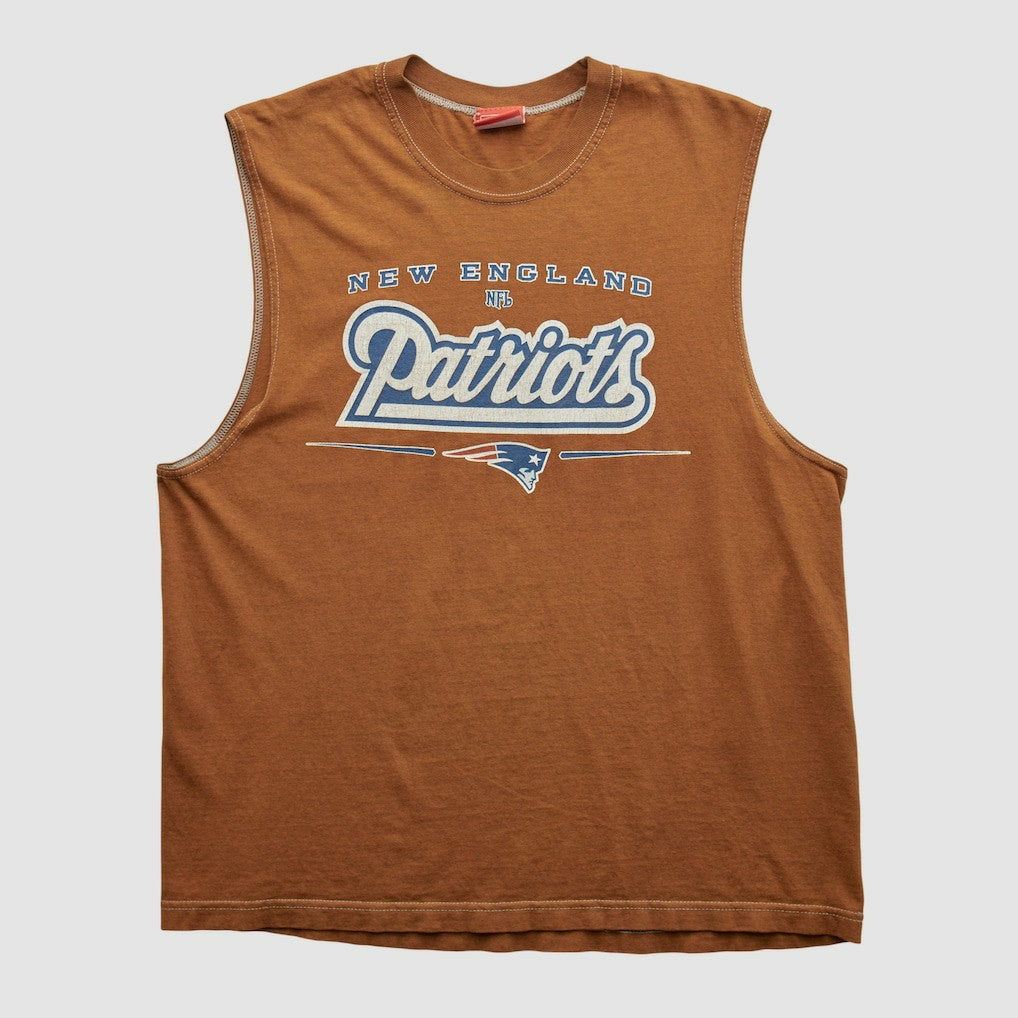 New England Patriots NFL 2000s Tank - Clay Vintage sale