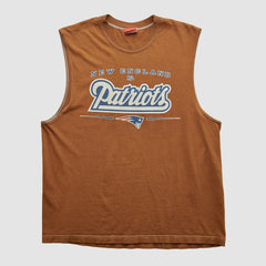 New England Patriots NFL 2000s Tank - Clay Vintage sale