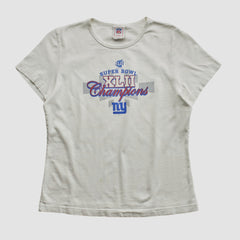 Super Bowl XLII NFL 2008 T-shirt - White Vintage for sale