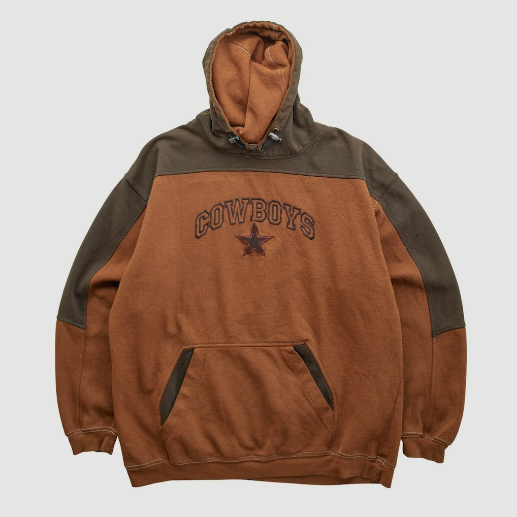 Dallas Cowboys Cowboys Authentic Apparel 2000s Hooded Pullover Sweatshirt - Clay Vintage for sale