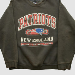 New England Patriots Pro Player 90s Pullover Sweatshirt - Charcoal Vintage cheap