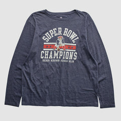 New England Patriots NFL Pro Line 2015 Long Sleeve T-shirt - Navy Vintage cheap
