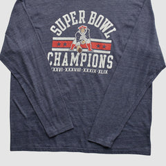 New England Patriots NFL Pro Line 2015 Long Sleeve T-shirt - Navy Vintage cheap