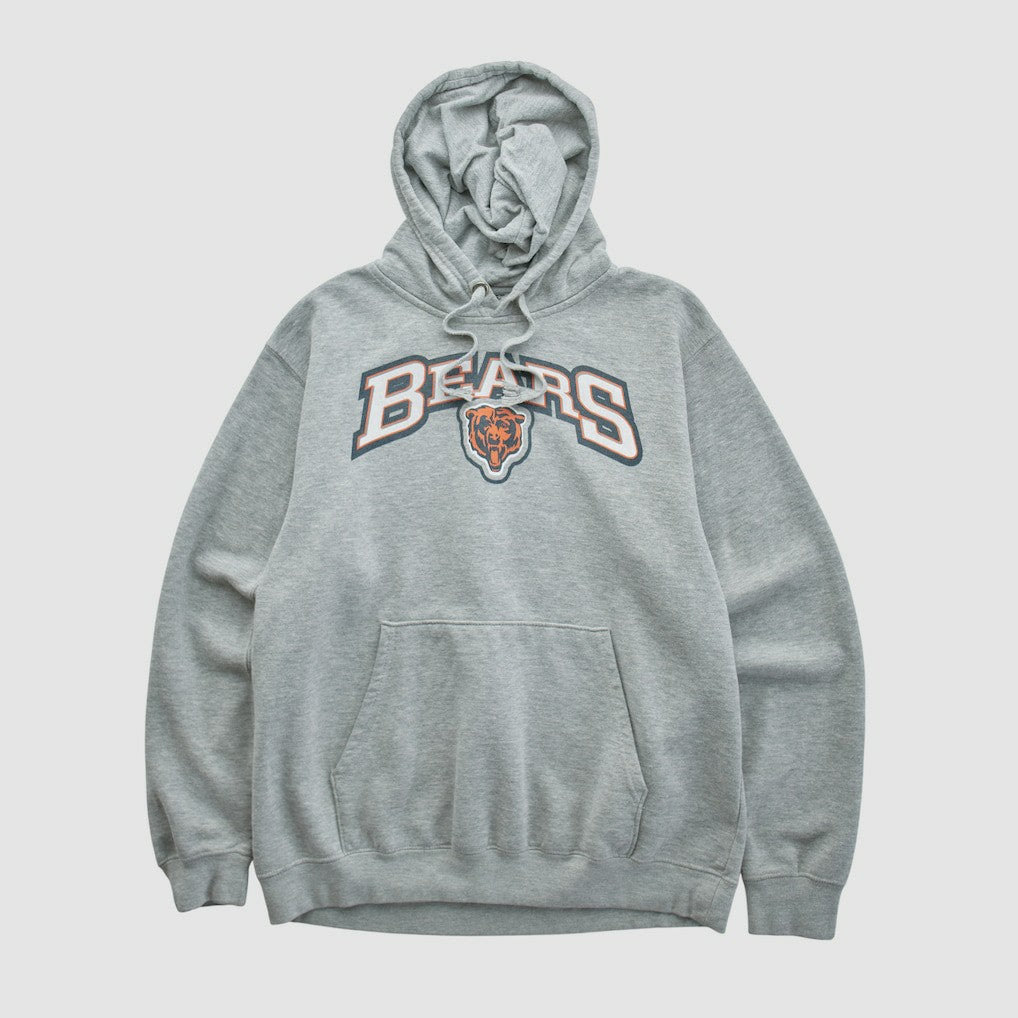 Chicago Bears 2010s Hooded Pullover Sweatshirt - Heather Gray Vintage for sale