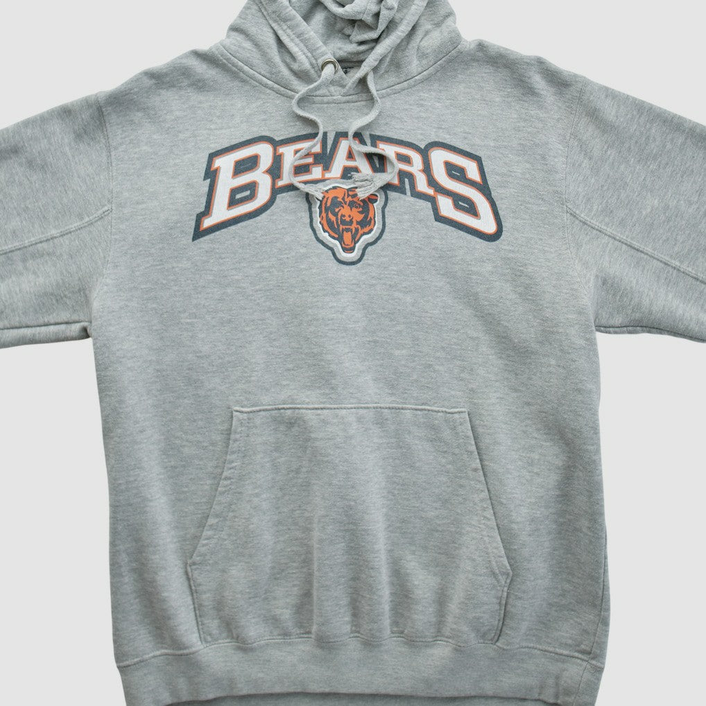 Chicago Bears 2010s Hooded Pullover Sweatshirt - Heather Gray Vintage for sale