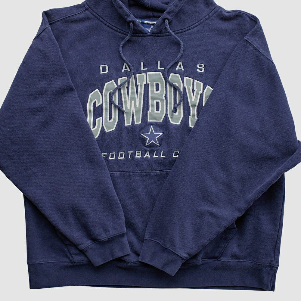 Dallas Cowboys 2010s Hooded Pullover Sweatshirt - Navy Vintage on sale