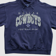 Dallas Cowboys 2010s Hooded Pullover Sweatshirt - Navy Vintage on sale