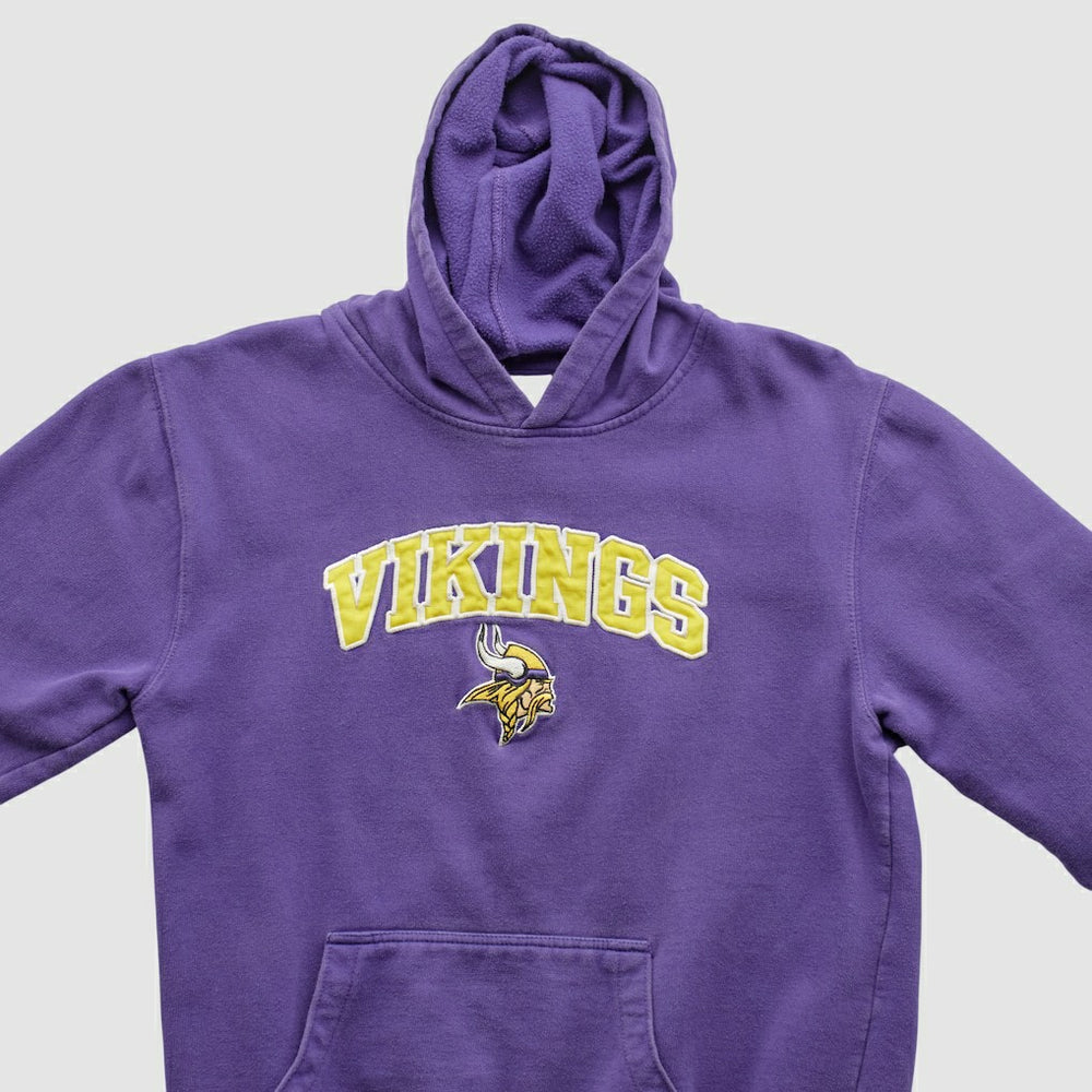 Minnesota Vikings NFL 2000s Hooded Pullover Sweatshirt - Purple Vintage sale