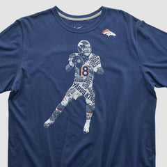 Denver Broncos 2010s T-shirt - Navy Vintage outlet