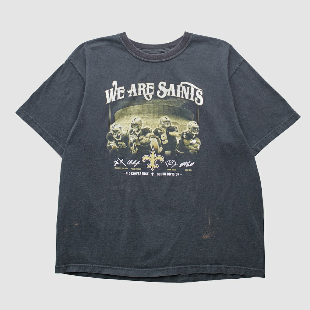 New Orleans Saints Reebok 2000s T-shirt - Black Vintage on sale
