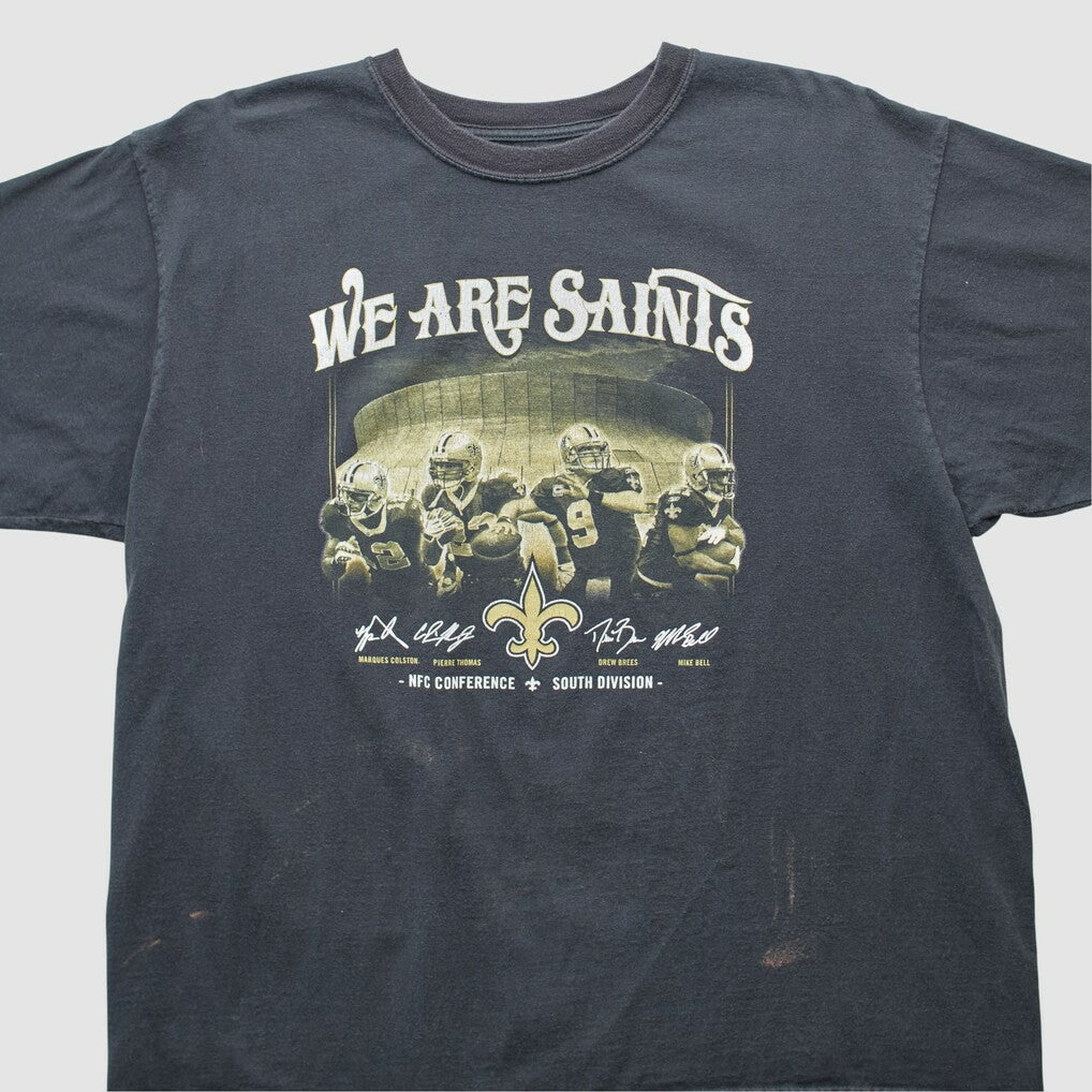 New Orleans Saints Reebok 2000s T-shirt - Black Vintage on sale