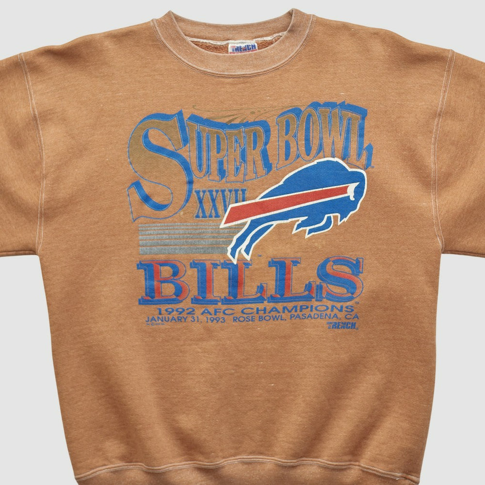 Super Bowl XXVII Trench 1992 Pullover Sweatshirt - Clay Vintage sale