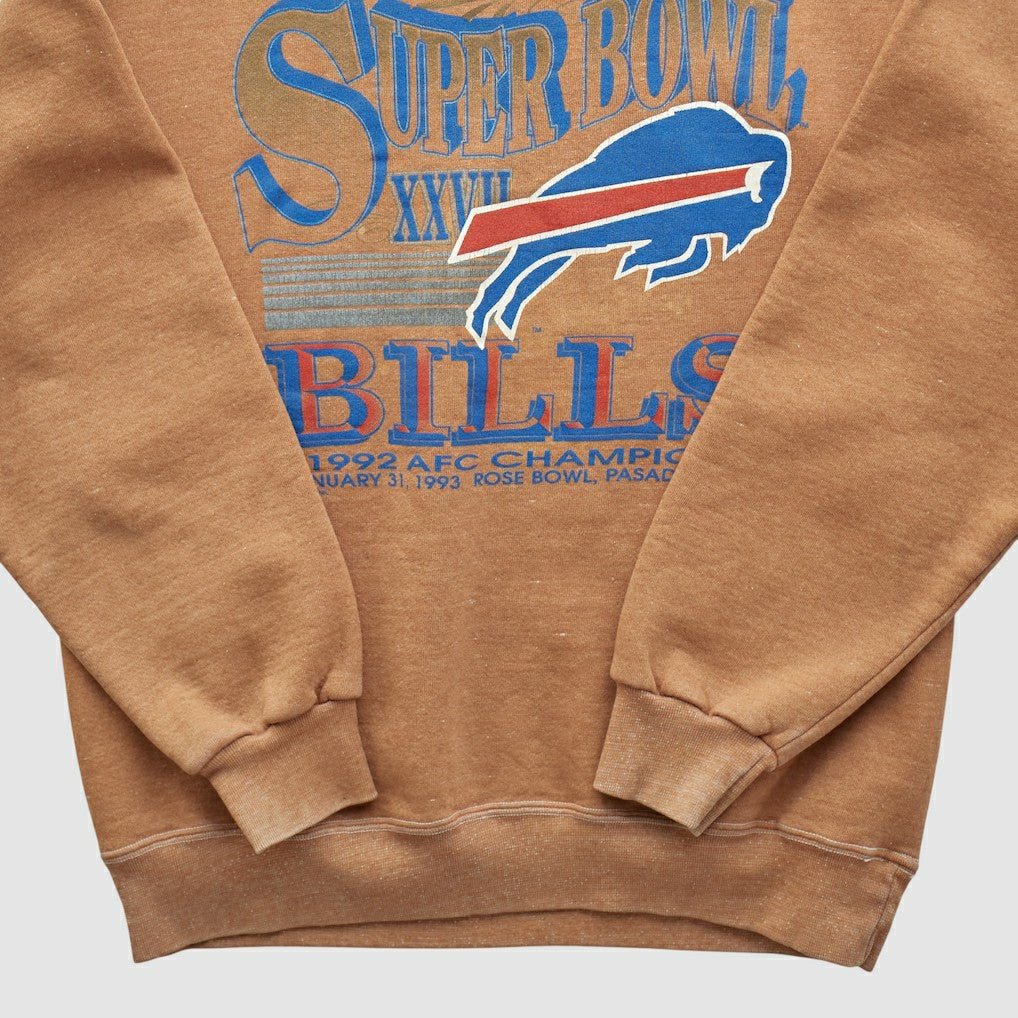 Super Bowl XXVII Trench 1992 Pullover Sweatshirt - Clay Vintage sale
