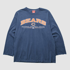 Chicago Bears NFL 2000s Long Sleeve T-shirt - Navy Vintage online