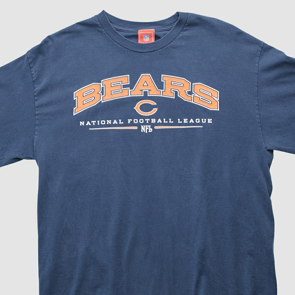 Chicago Bears NFL 2000s Long Sleeve T-shirt - Navy Vintage online