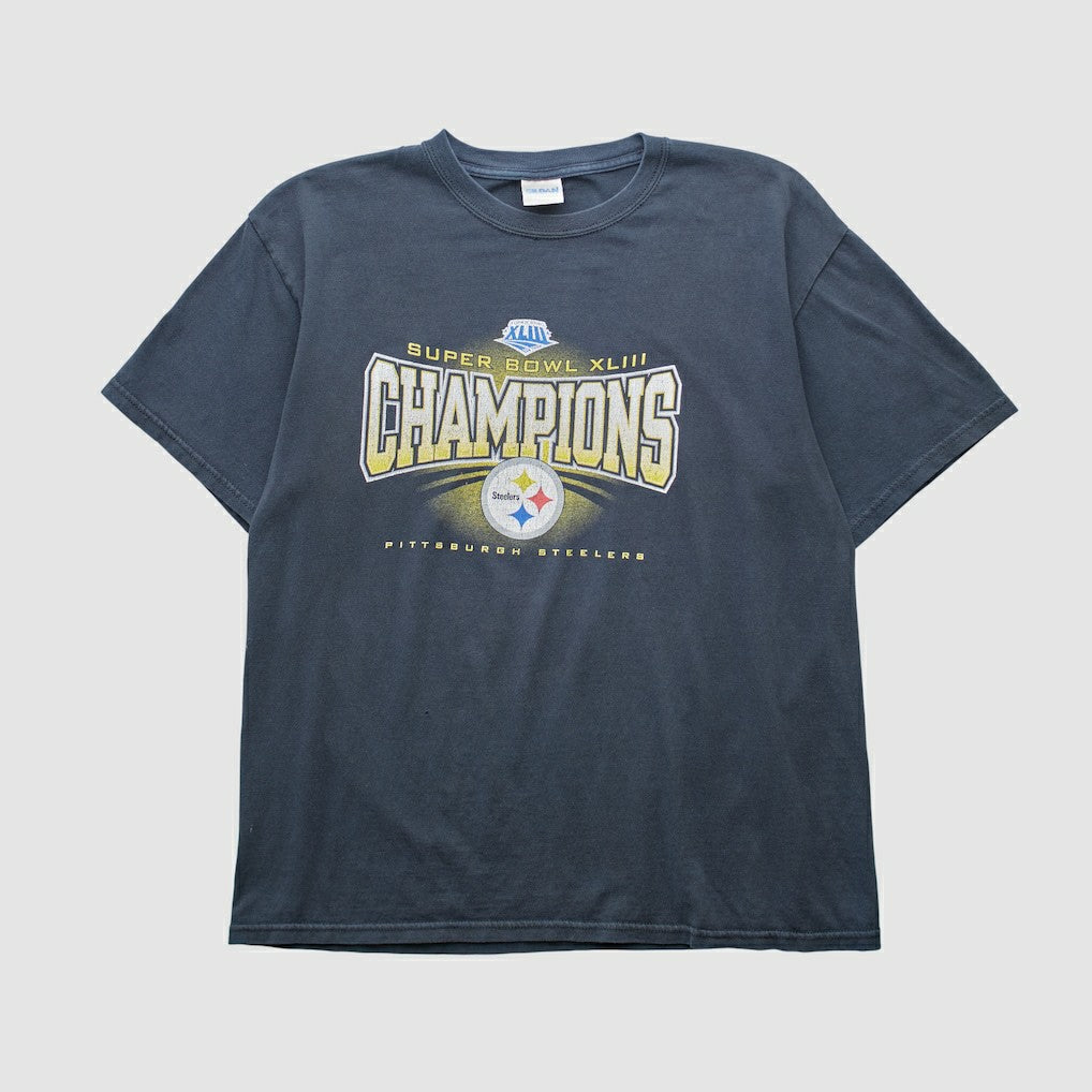 Pittsburgh Steelers Gildan 2009 T-shirt - Black Vintage online