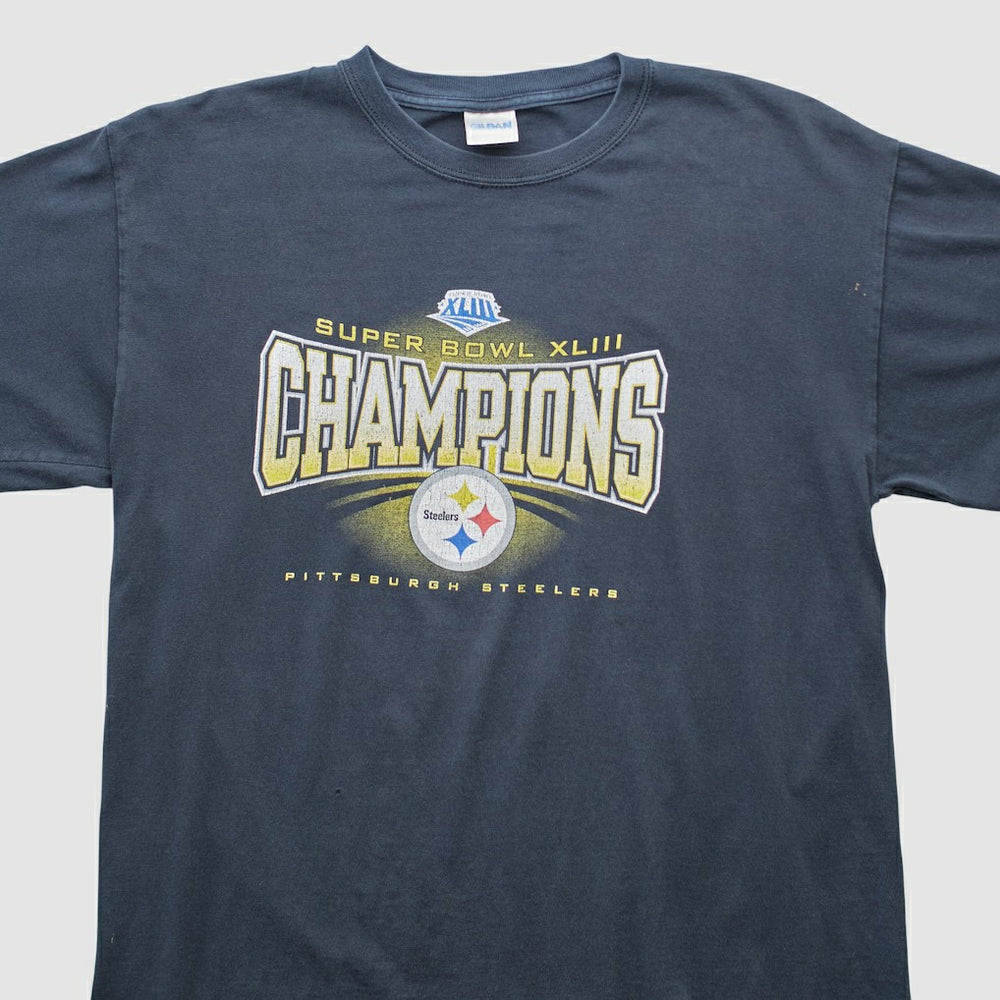 Pittsburgh Steelers Gildan 2009 T-shirt - Black Vintage online