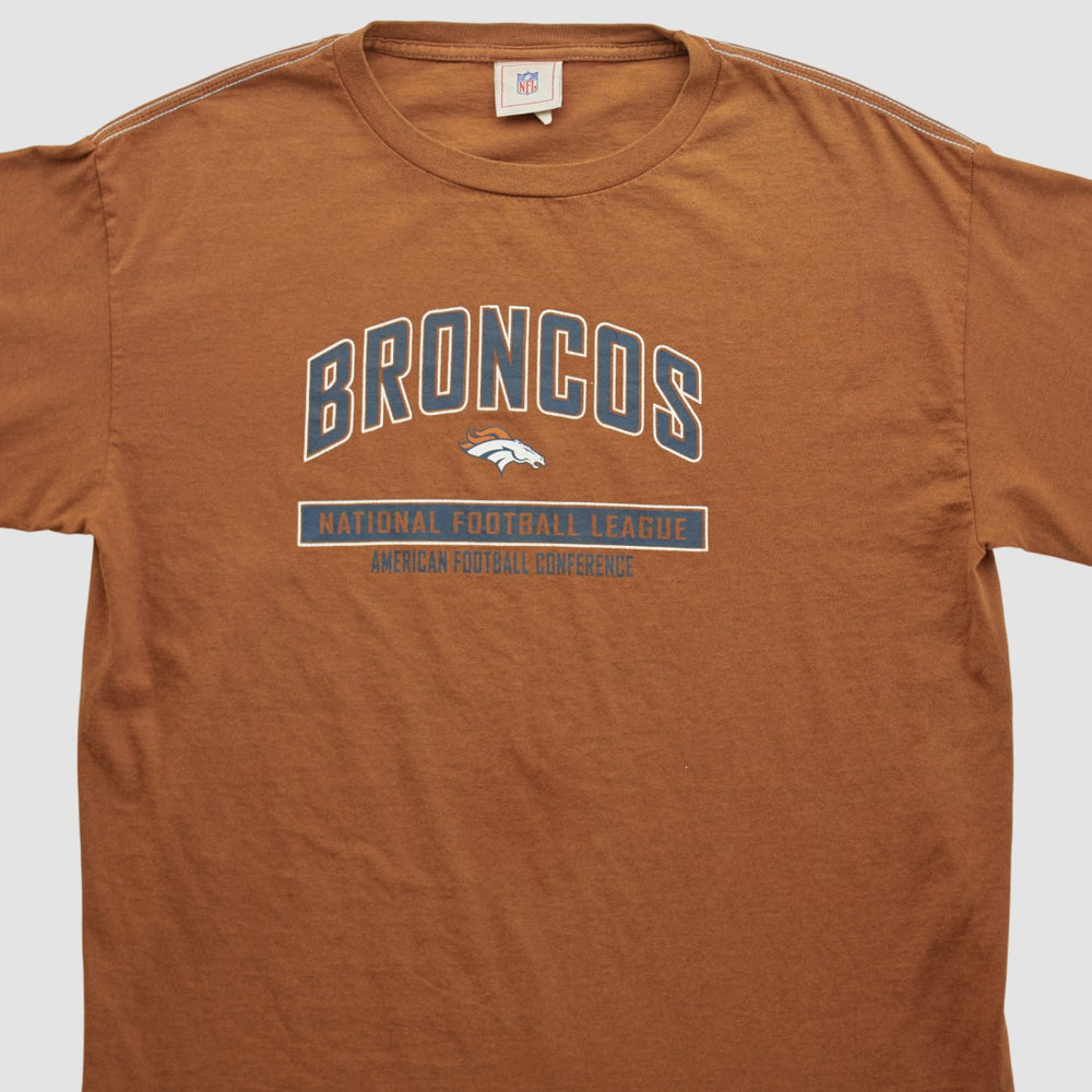 Denver Broncos NFL 2000s Long Sleeve T-shirt - Clay Vintage sale