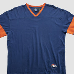 Denver Broncos NFL 2000s Long Sleeve T-shirt - Navy Vintage for sale