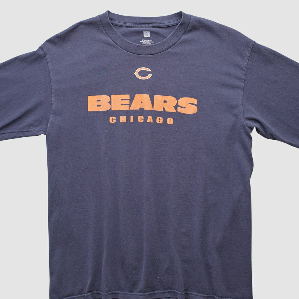 Chicago Bears NFL 2000s Long Sleeve T-shirt - Navy Vintage cheap
