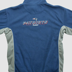 New England Patriots NFL 2000s 1/4 Zip Sweatshirt - Navy Vintage online
