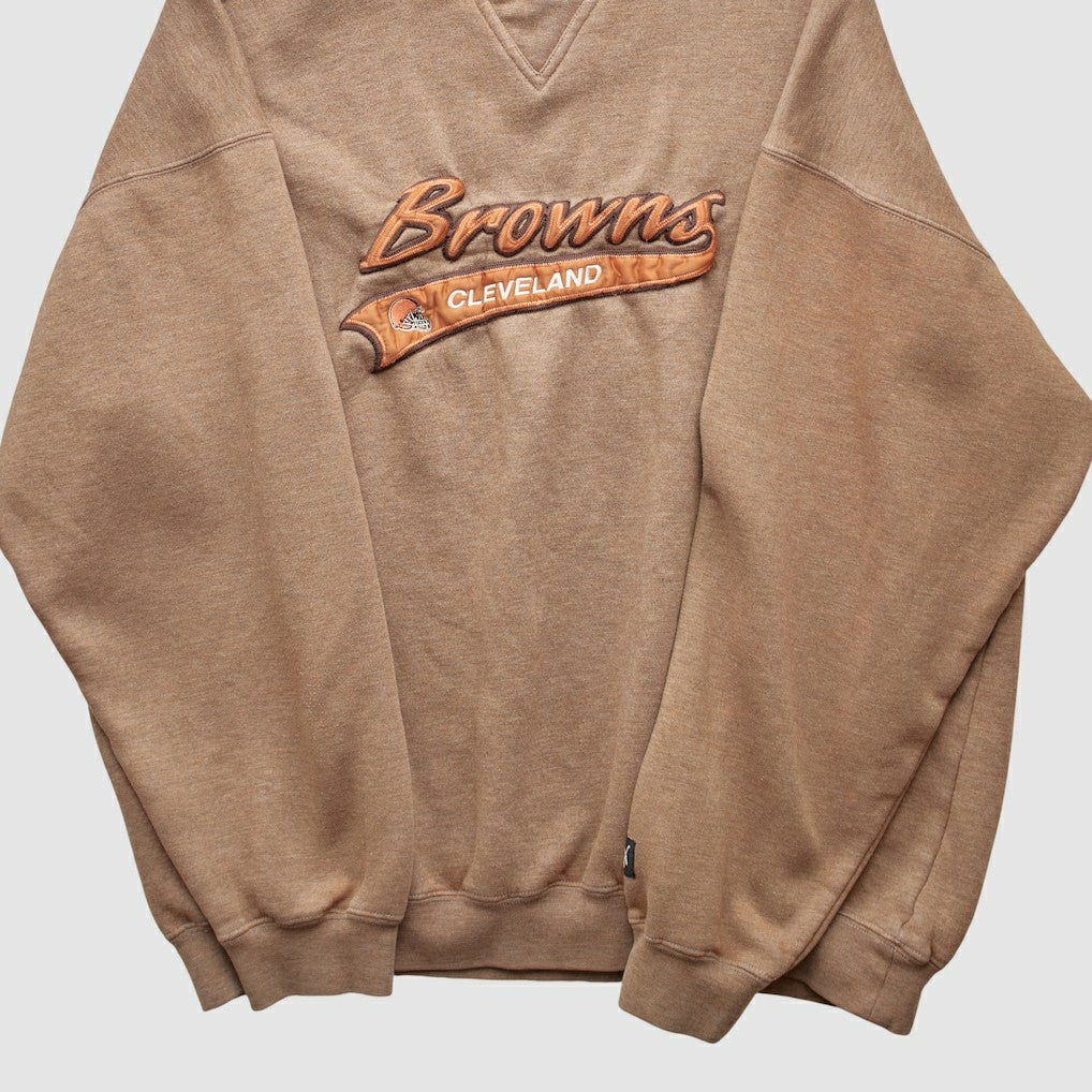 Cleveland Browns 2000s Pullover Sweatshirt - Clay Vintage on sale