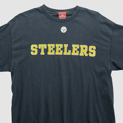 Pittsburgh Steelers NFL 2000s Long Sleeve T-shirt - Black Vintage for sale