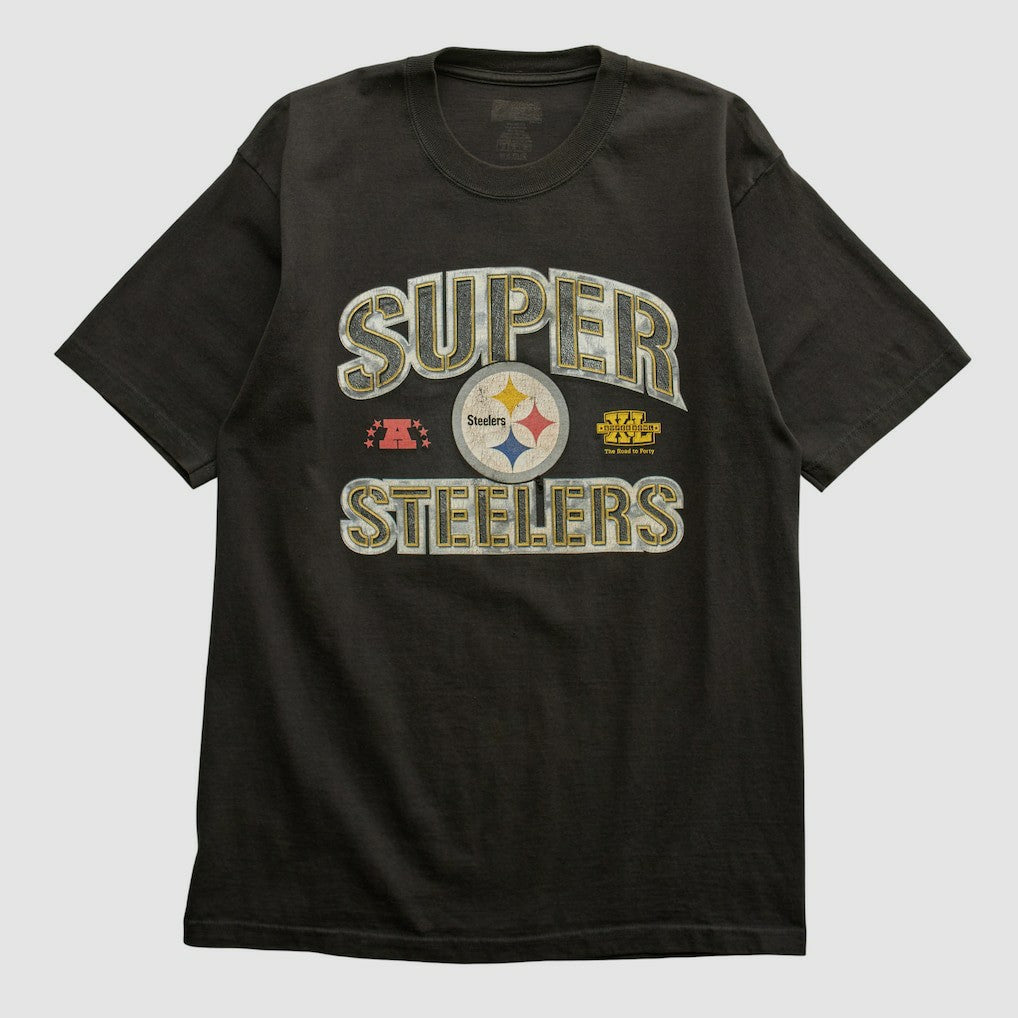 Pittsburgh Steelers 2006 T-shirt - Black Vintage sale