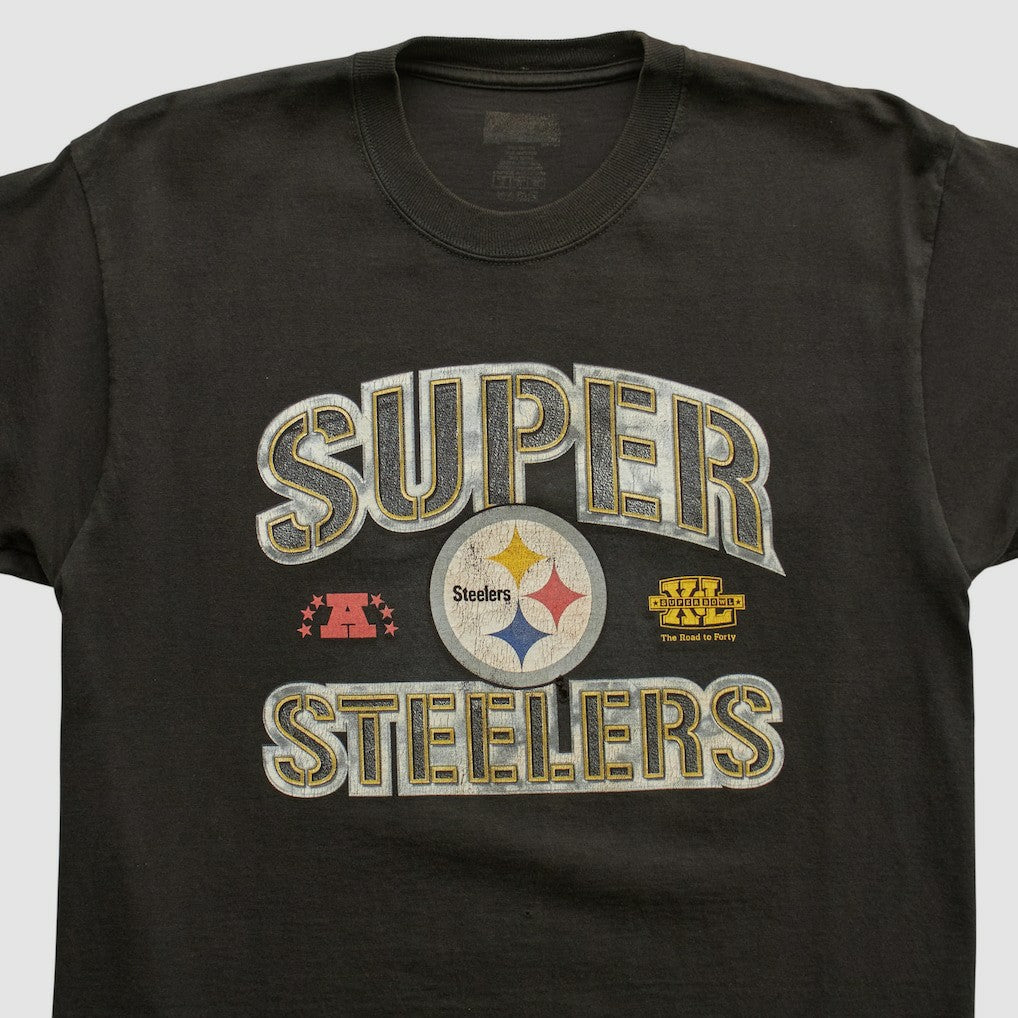 Pittsburgh Steelers 2006 T-shirt - Black Vintage sale