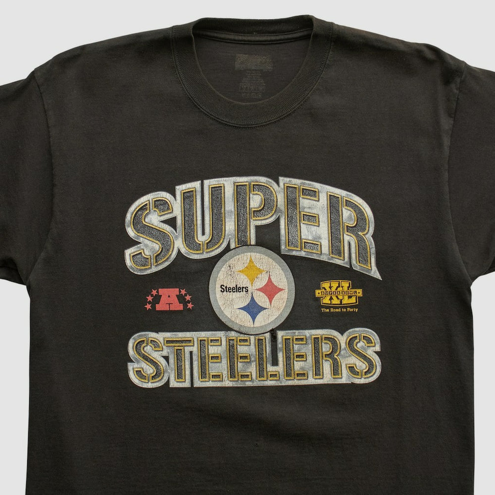 Pittsburgh Steelers 2006 T-shirt - Black Vintage sale