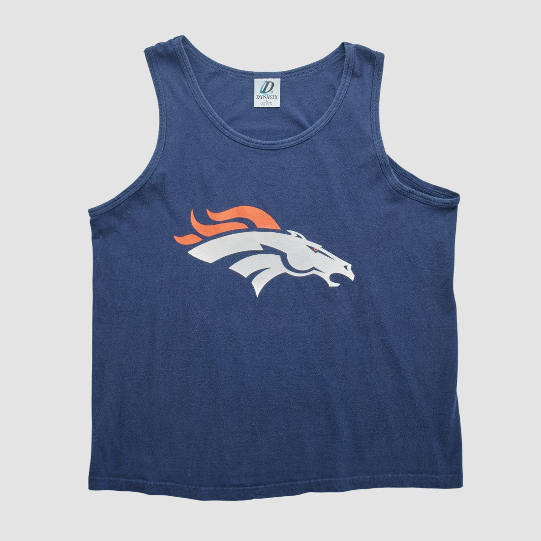 Denver Broncos Dynasty 90s Tank - Navy Vintage cheap