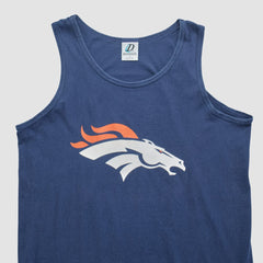 Denver Broncos Dynasty 90s Tank - Navy Vintage cheap
