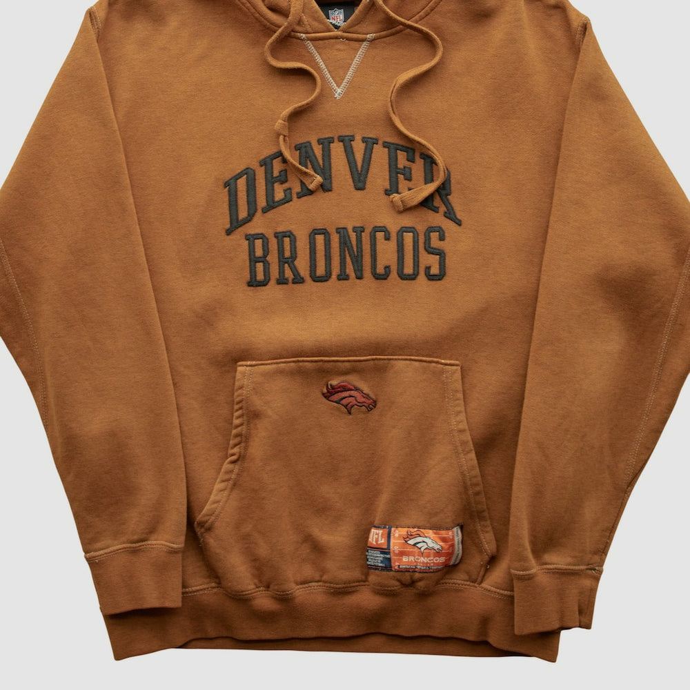 Denver Broncos NFL 2010s Hooded Pullover Sweatshirt - Clay Vintage sale