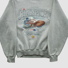 American Football Conference Jerzees 2003 Pullover Sweatshirt - Dark Heather Gray Vintage cheap