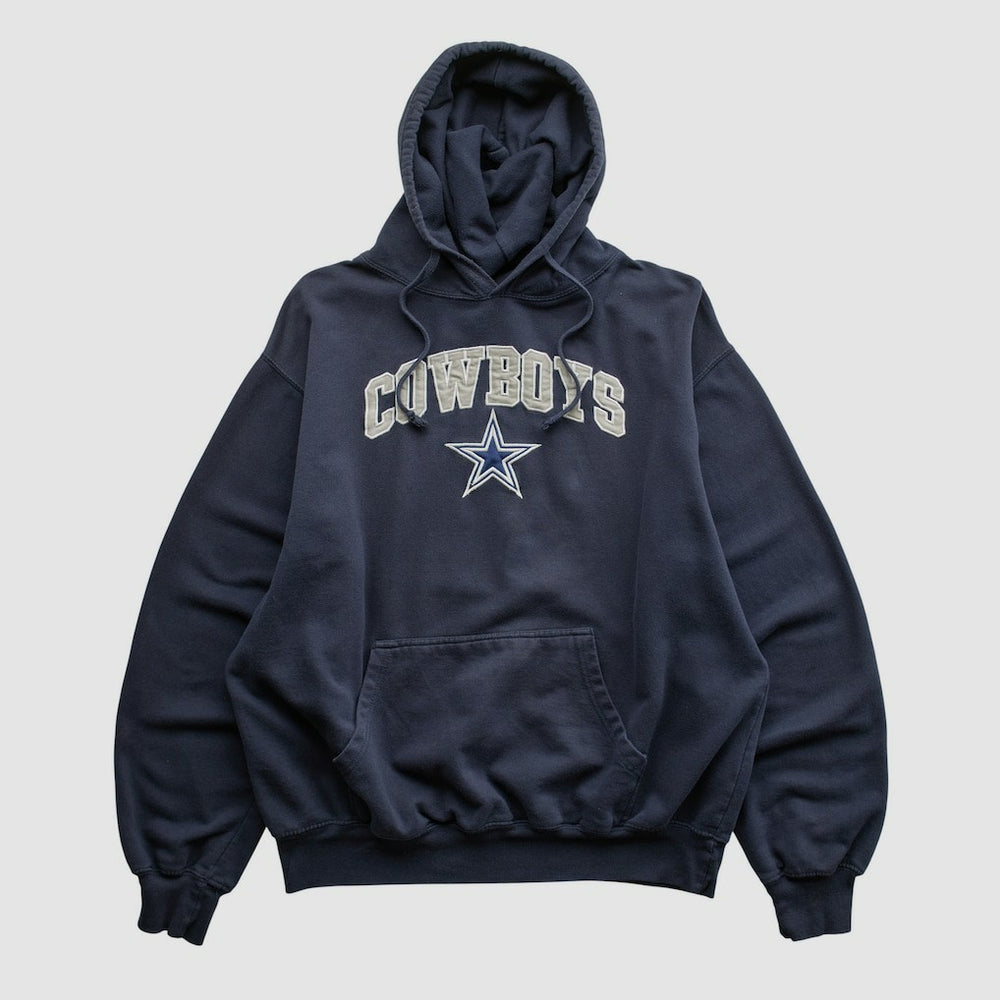 Dallas Cowboys Cowboys Authentic Apparel 2010s Hooded Pullover Sweatshirt - Navy Vintage discount