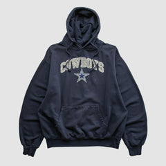 Dallas Cowboys Cowboys Authentic Apparel 2010s Hooded Pullover Sweatshirt - Navy Vintage discount