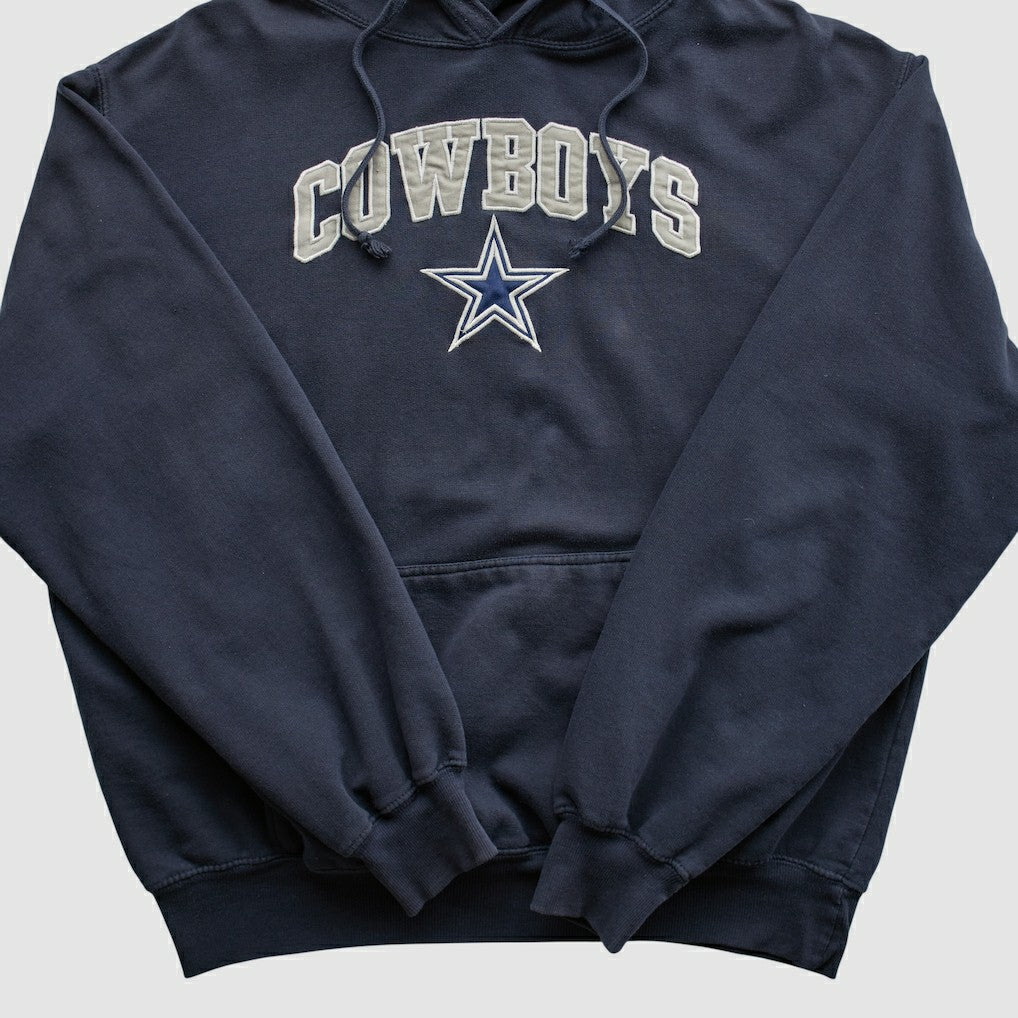 Dallas Cowboys Cowboys Authentic Apparel 2010s Hooded Pullover Sweatshirt - Navy Vintage discount
