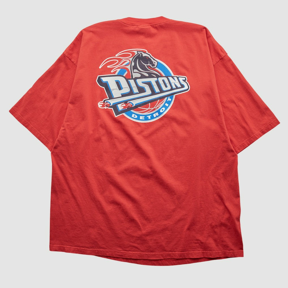 Detroit Pistons Reebok 2000s T-shirt sale - Red Vintage sale