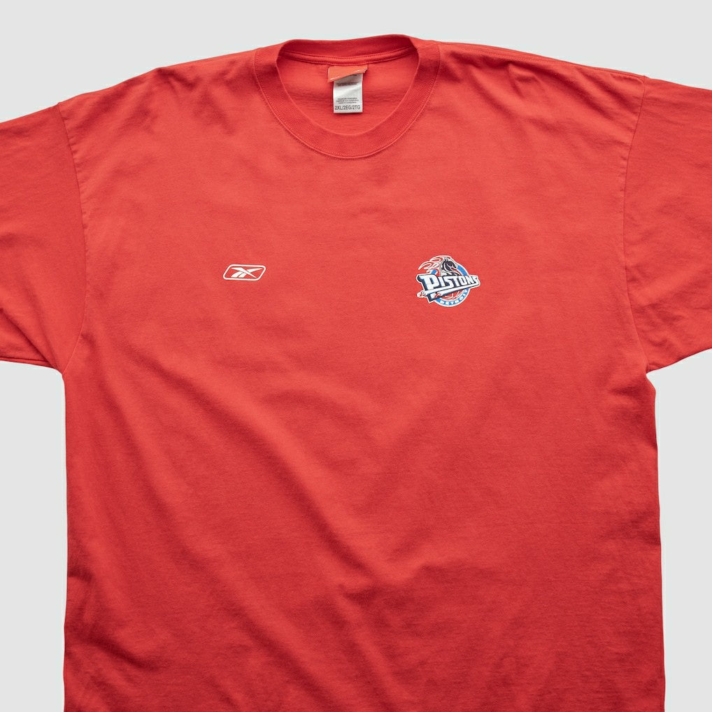Detroit Pistons Reebok 2000s T-shirt sale - Red Vintage sale